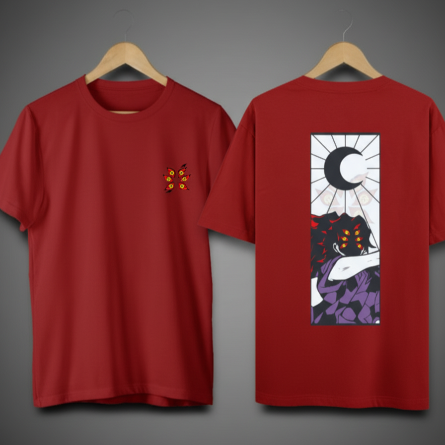 Kokushibo Oversized T-Shirt | Demon Slayer Anime Graphic Tee
