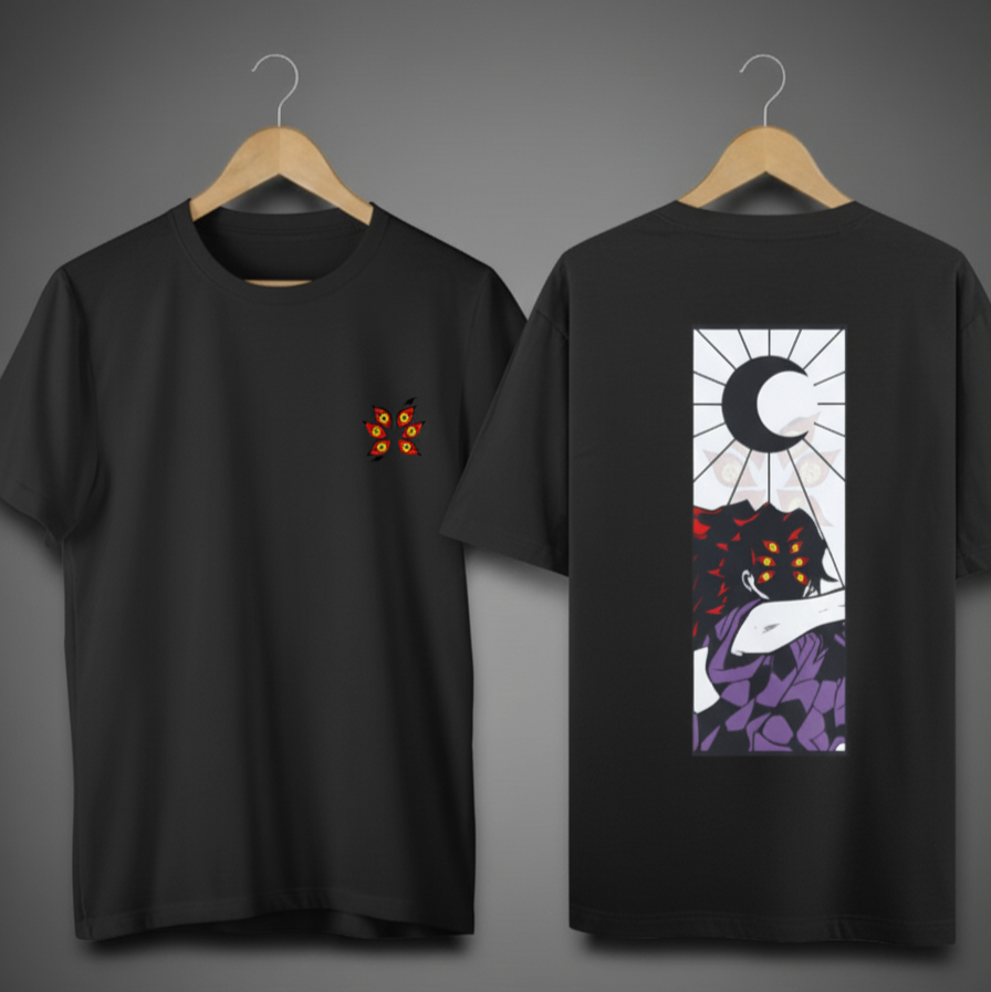 Kokushibo Oversized T-Shirt | Demon Slayer Anime Graphic Tee