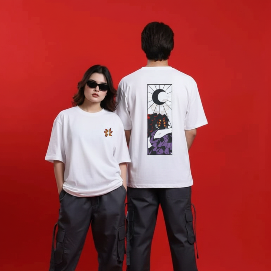 Kokushibo Oversized T-Shirt | Demon Slayer Anime Graphic Tee