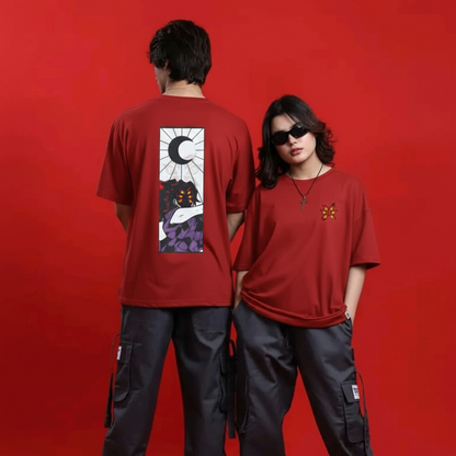 Kokushibo Oversized T-Shirt | Demon Slayer Anime Graphic Tee